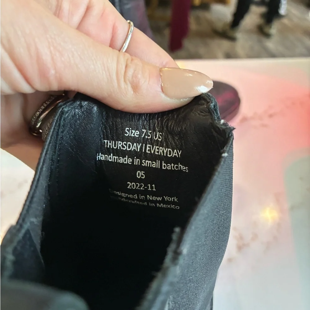Thursday Boot Co. the Knockout black matte boot size 7.5